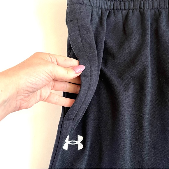 UNDER ARMOUR Rival Fleece Pants Men’s SIZE 4XL Black Sweatpants Straight Leg NWT - Picture 8 of 16